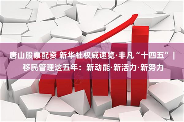 唐山股票配资 新华社权威速览·非凡“十四五” | 移民管理这五年：新动能·新活力·新努力